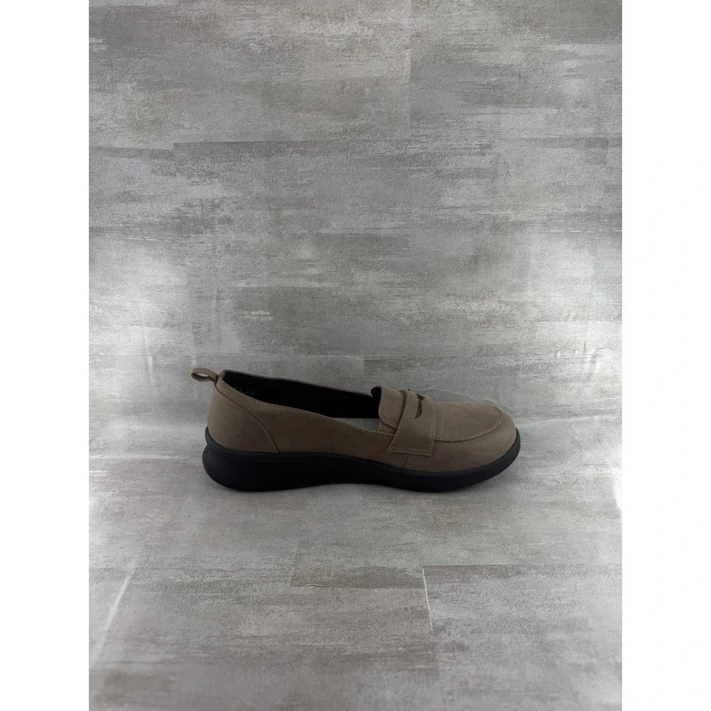 Clarks Cloudsteppers Womens Taupe Penny Loafers Shoes 261471834065 Size 9M